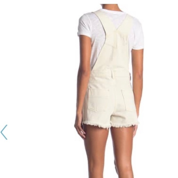Free People Sunkissed Shortall Overalls NWT size 4 - Picture 2 of 12